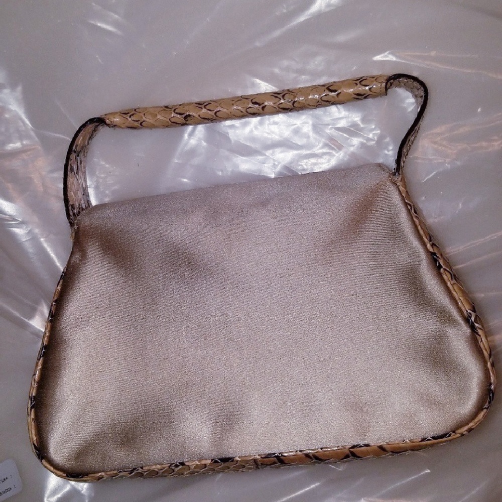 Rare Kate Spade Snakeskin Satin Leather Bag